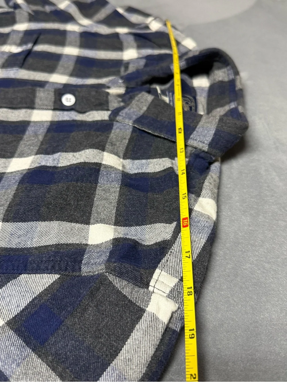 Men's J.Crew Blue Plaid Long-Sleeve Button-Up Shirt